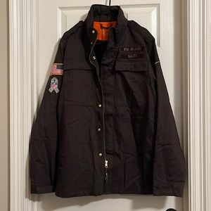 Mens medium Nike saints on field NFL salute to service jacket